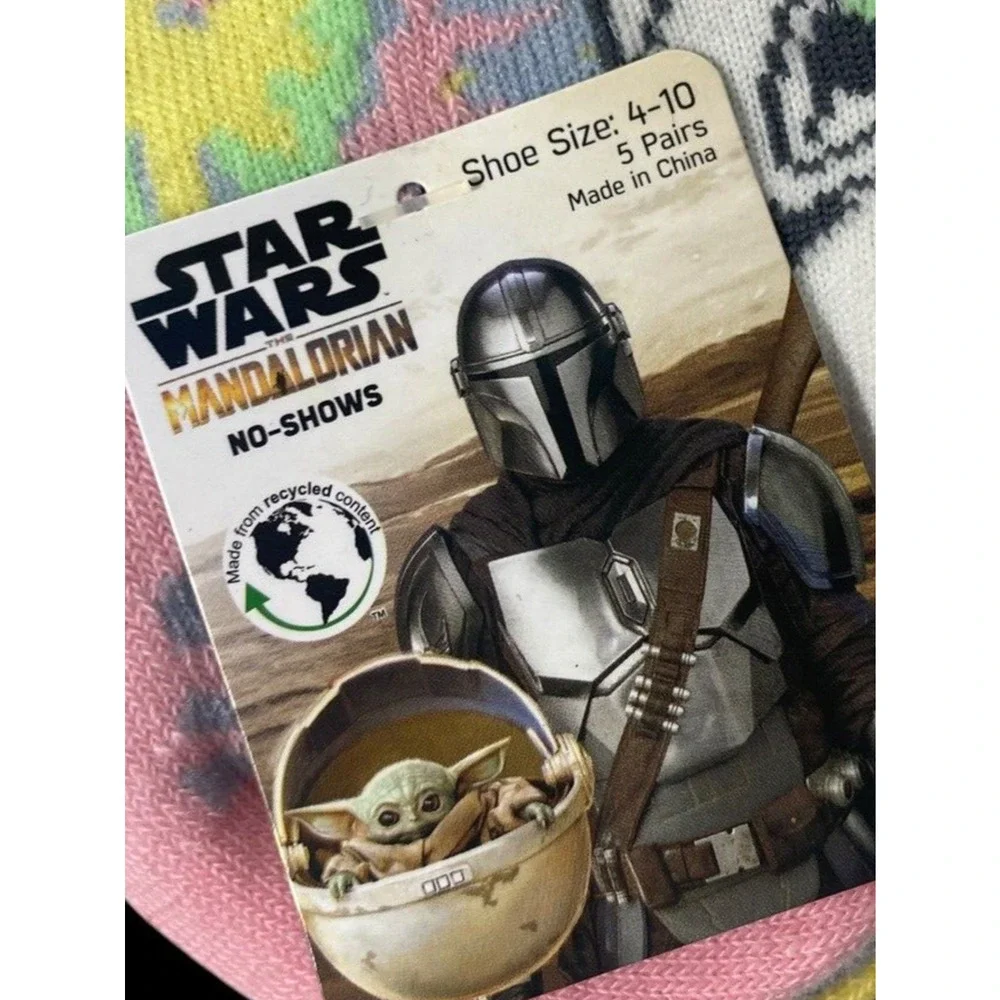 Star Wars Mandalorian Socks Womens Multi Pack Fits Sizes 6-10 NEW